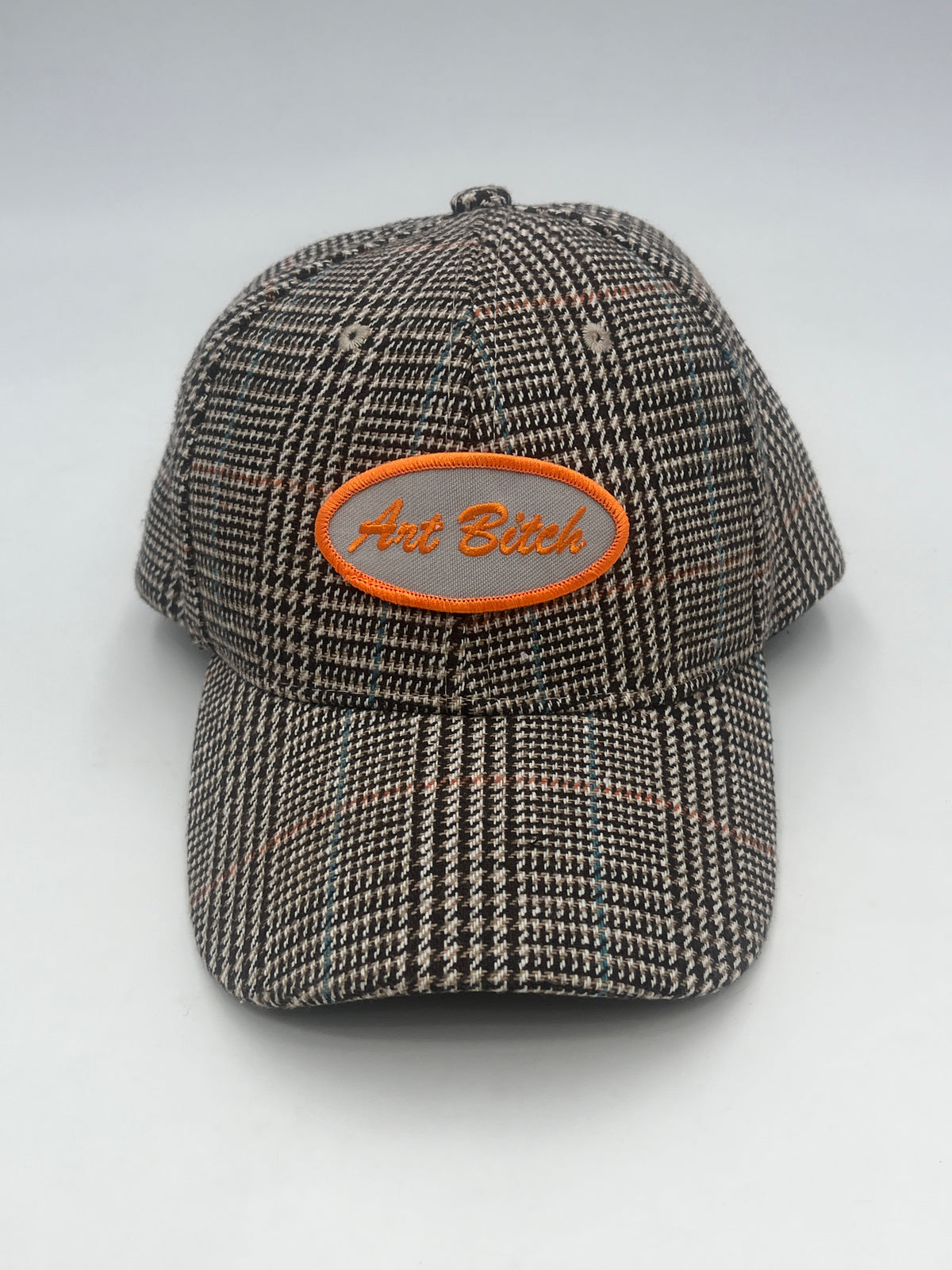 Vintage Houndstooth Art Bitch Hat