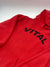 Vital Red Cropped Hoodie