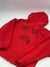 Vital Red Cropped Hoodie