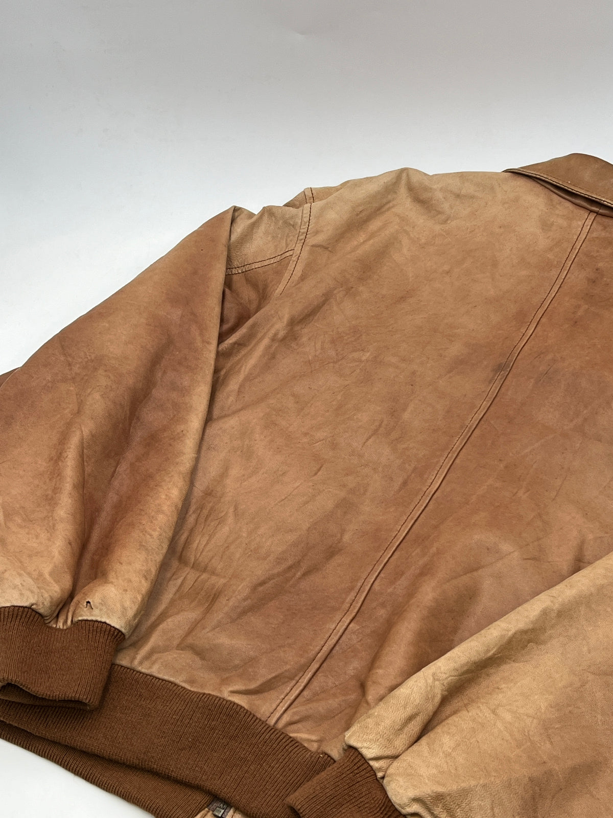 Banana Republic Light Brown Vintage Leather Jacket