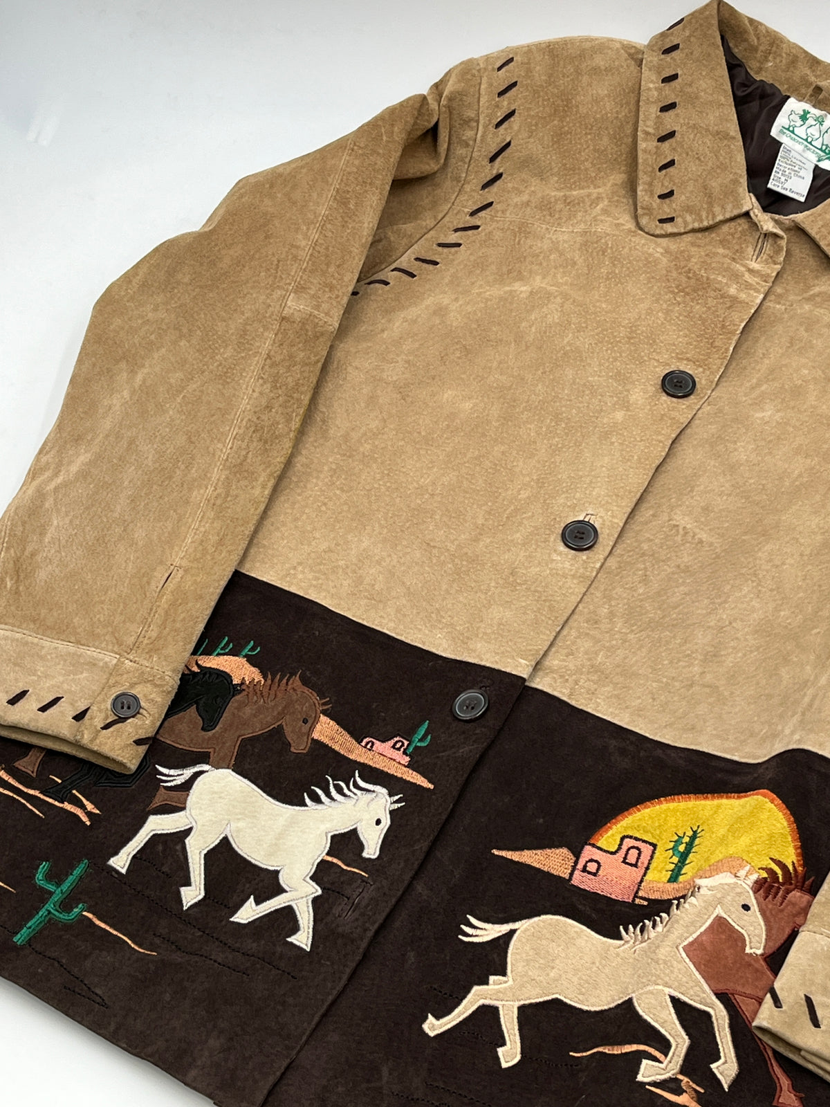 Leather Suede Horse Jacket