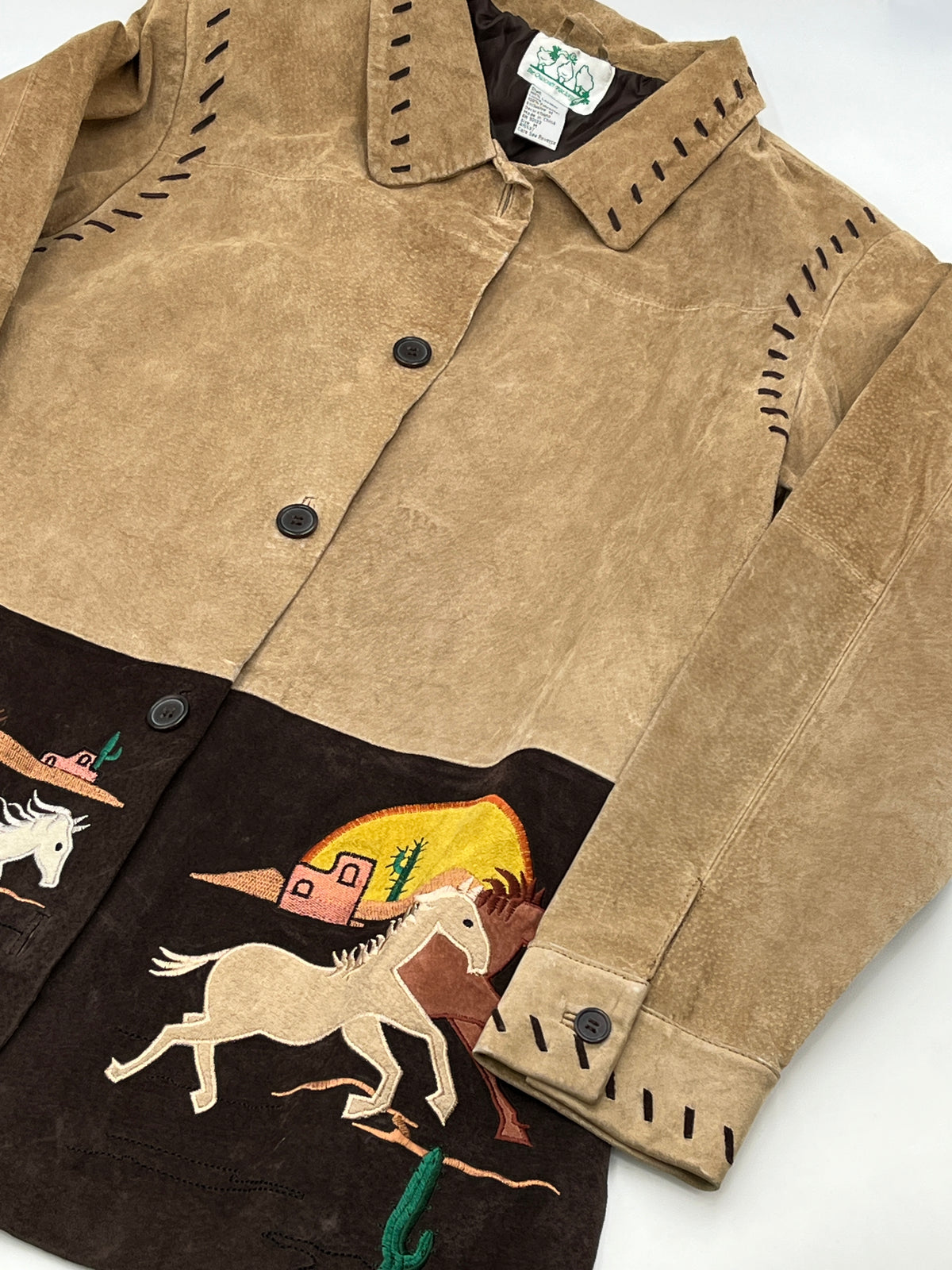 Leather Suede Horse Jacket