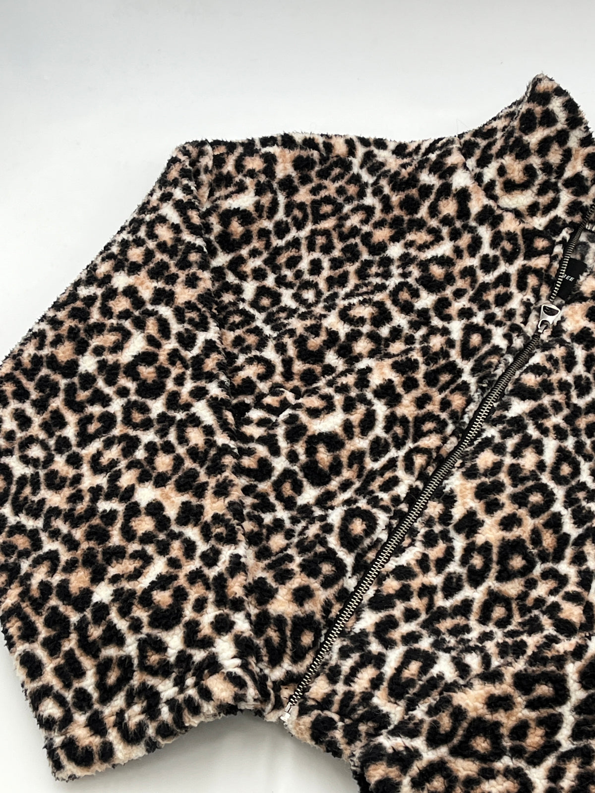 Cheetah Cropped Fleece