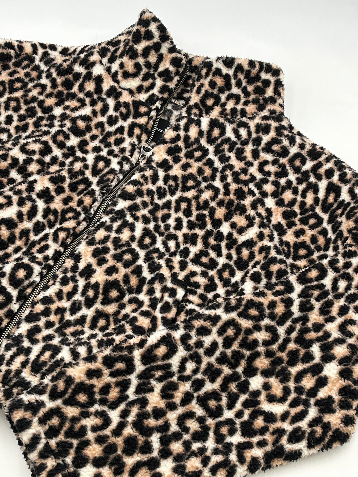 Cheetah Cropped Fleece