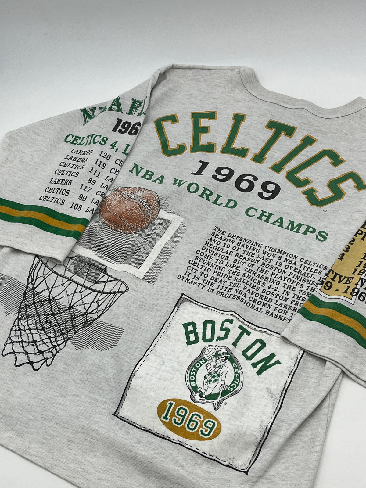 Vintage 3/4 Sleeve Celtics Championship Tee