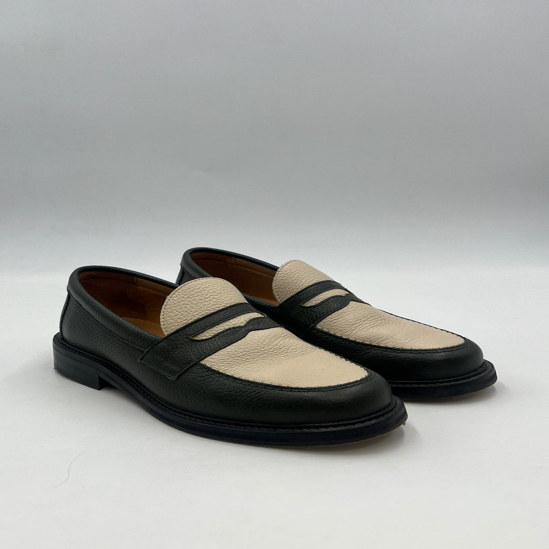 Aime Leon Dore Green Pennie Loafers