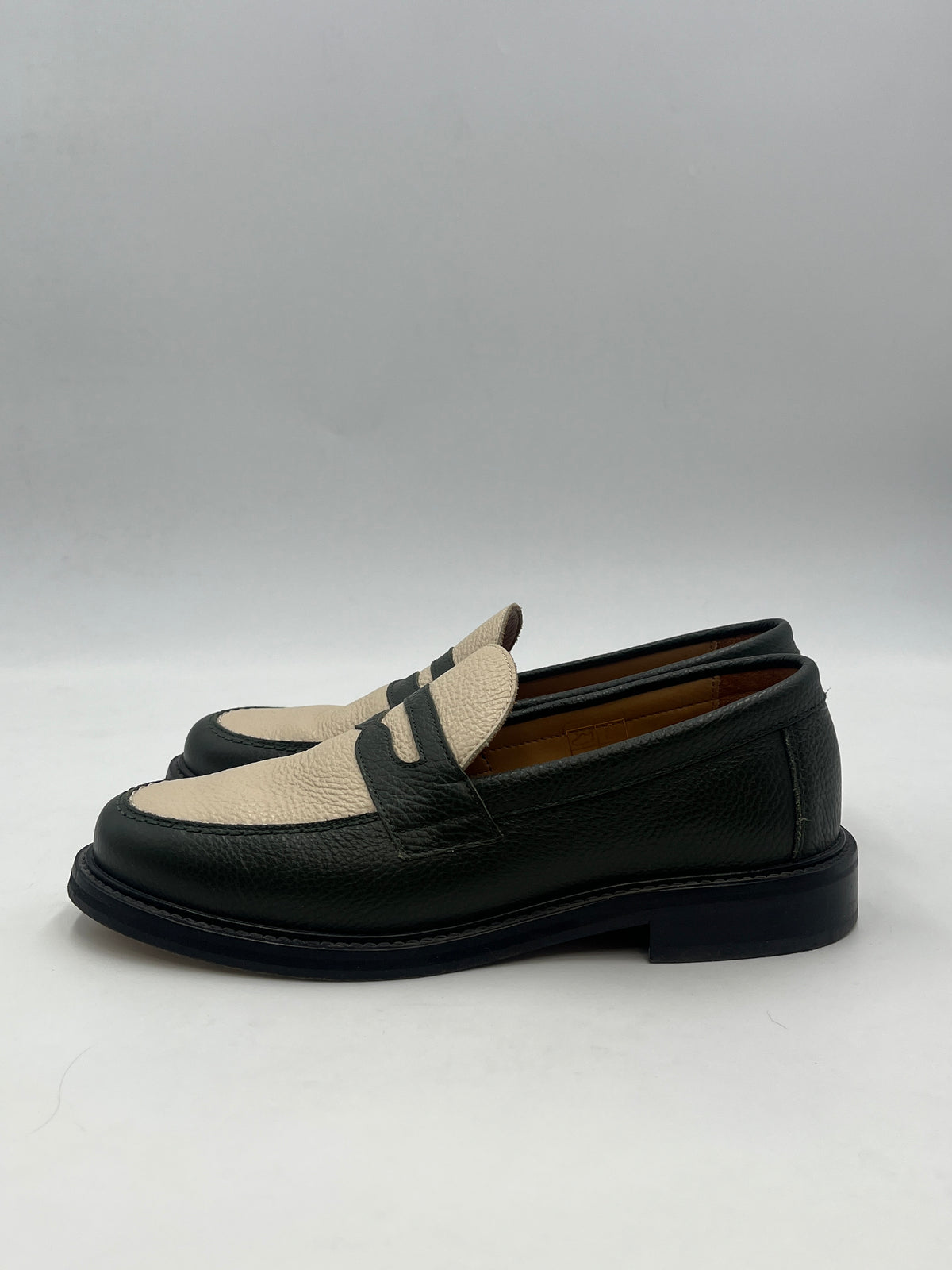 Aime Leon Dore Green Pennie Loafers