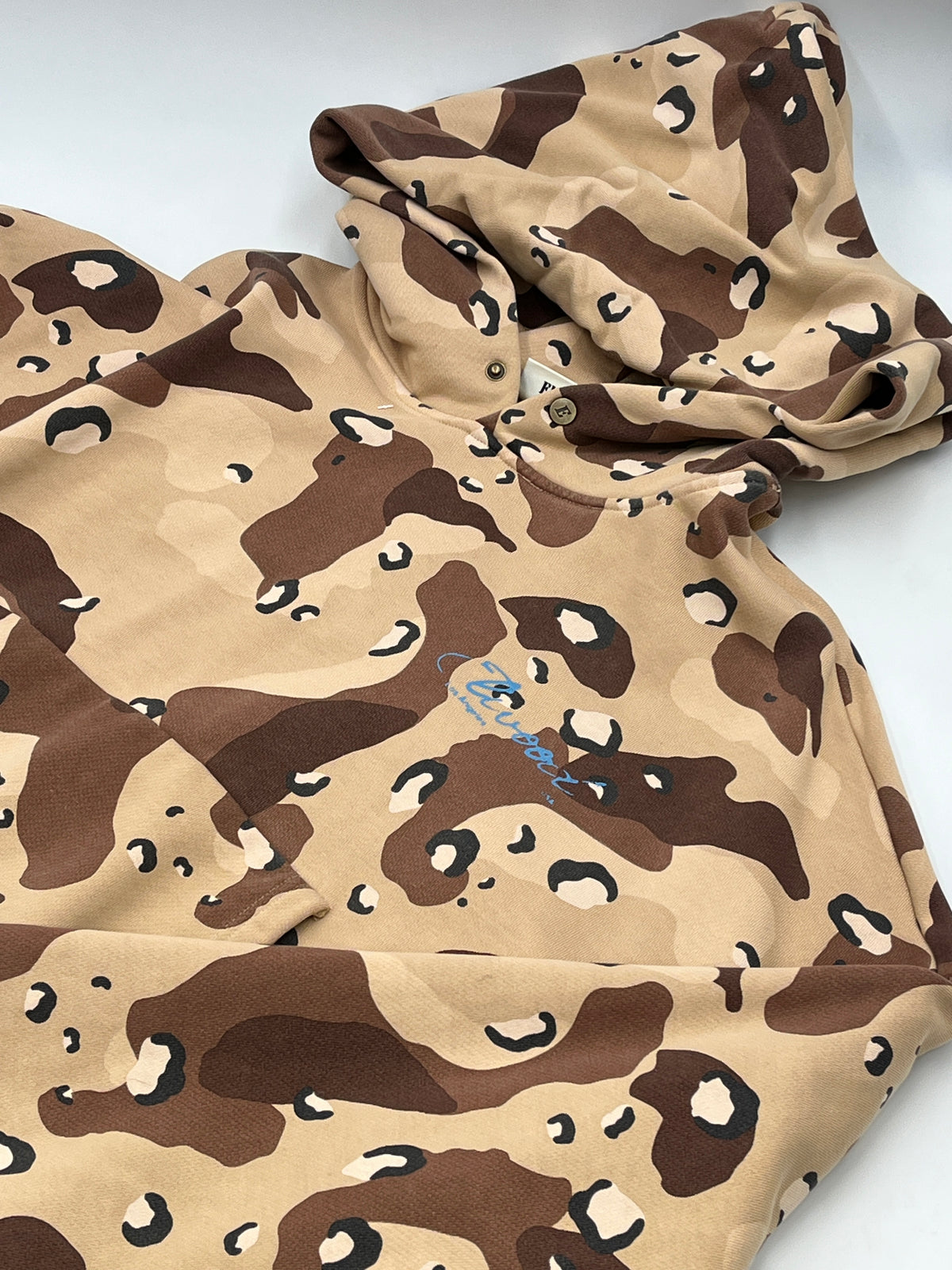 Elwood Camo Cropped Hoodie