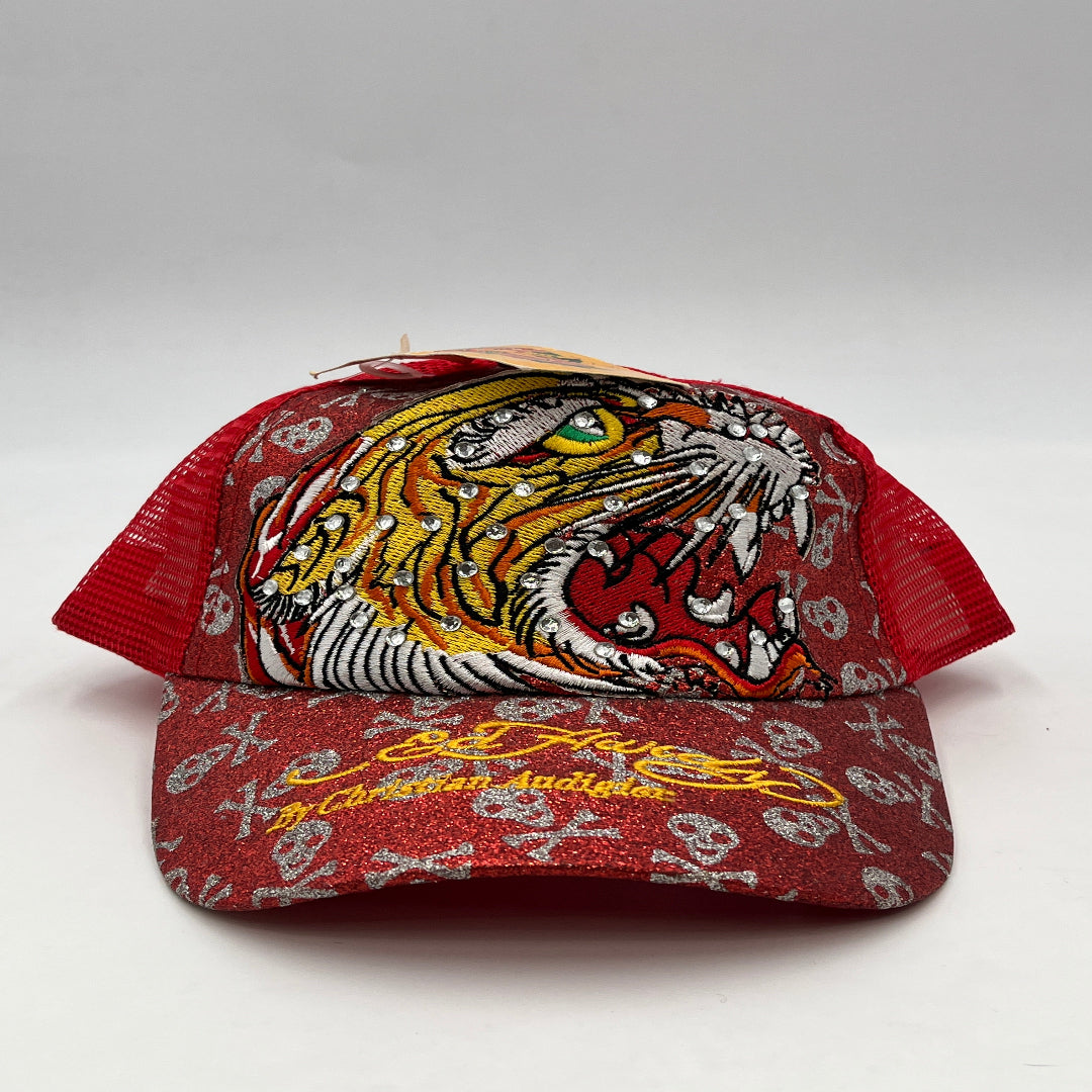 Vintage Ed Hardy Rhinestoned Hat