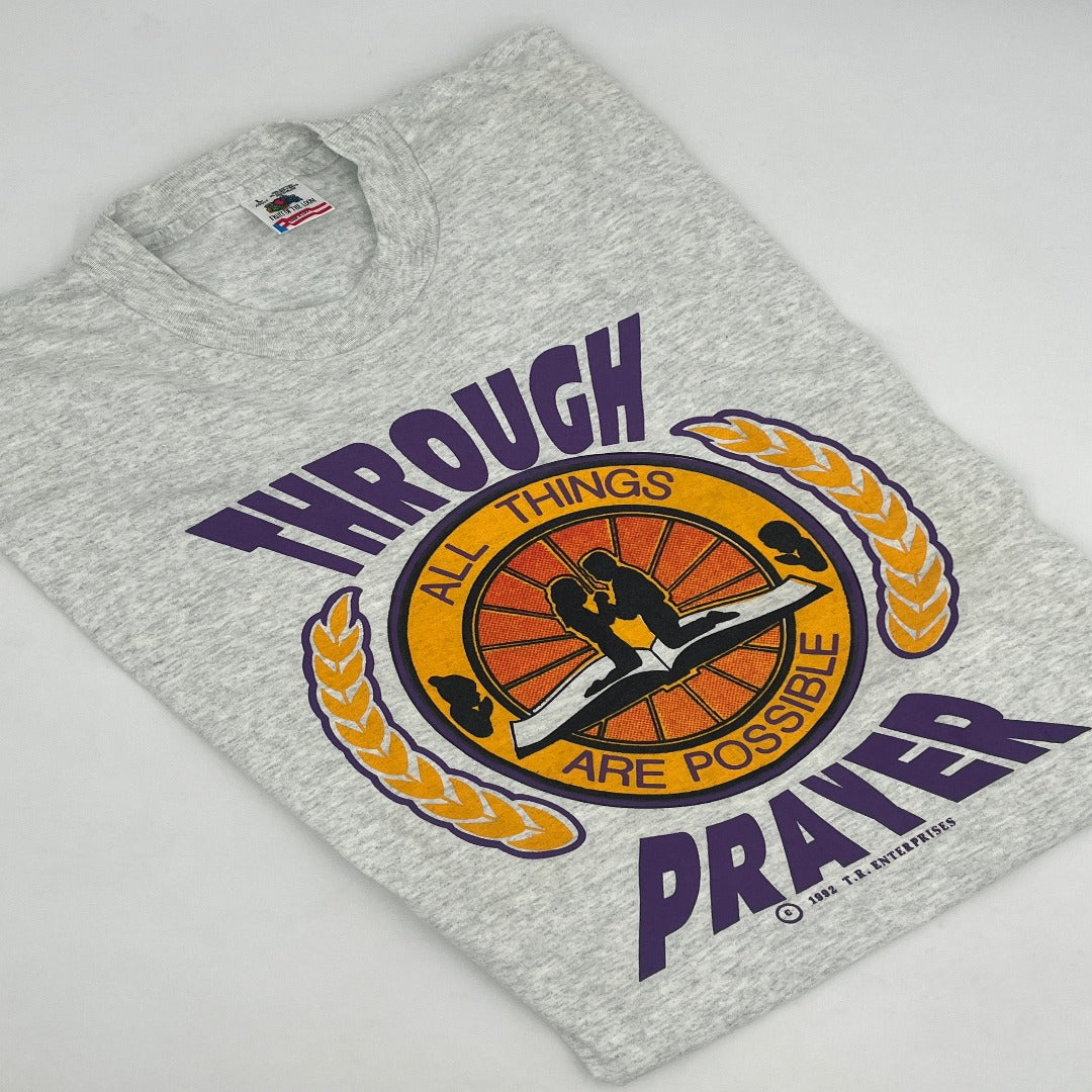 Vintage Through All Prayer All Things are Possible Tee