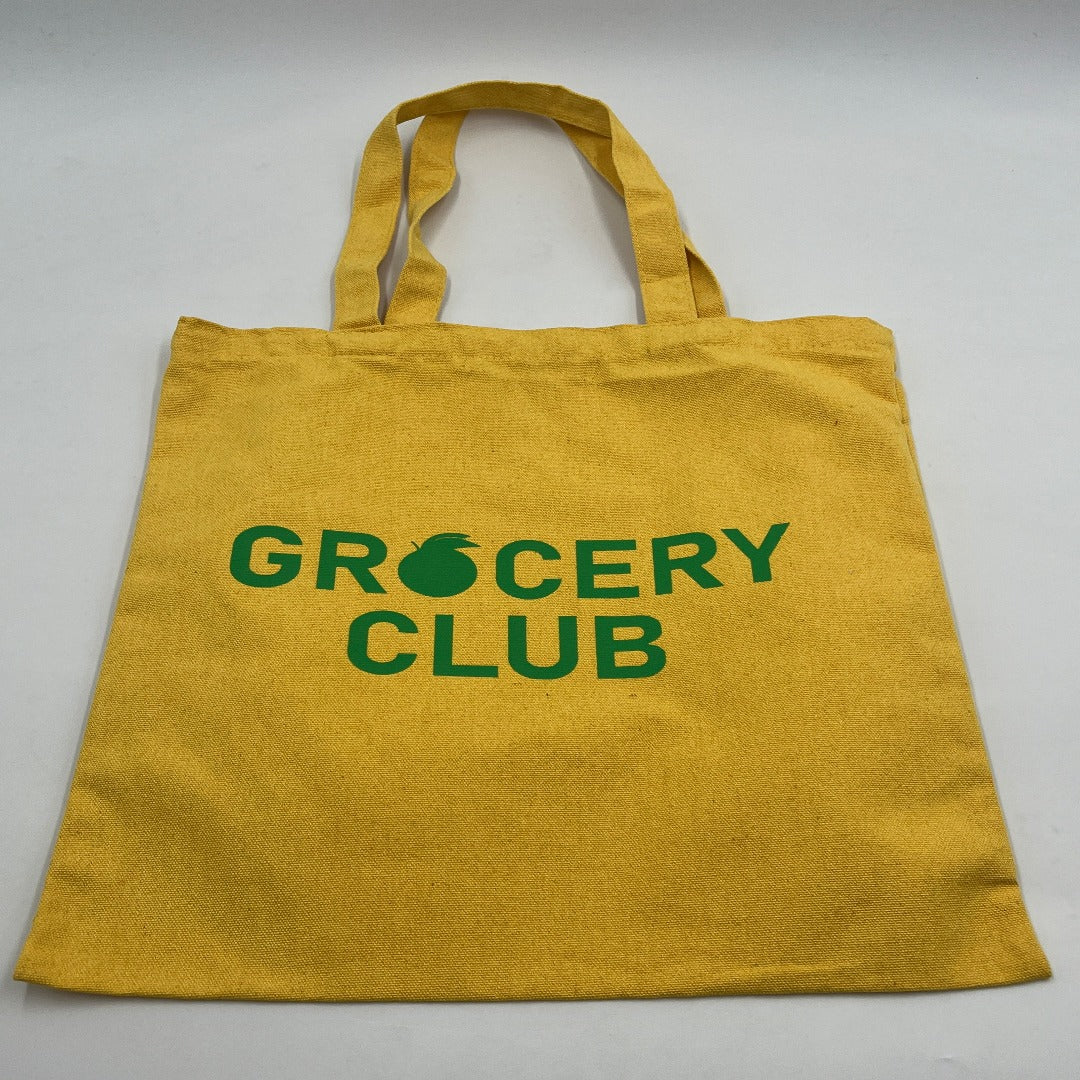 Oranges Global Grocery Club Tote Bag Yellow