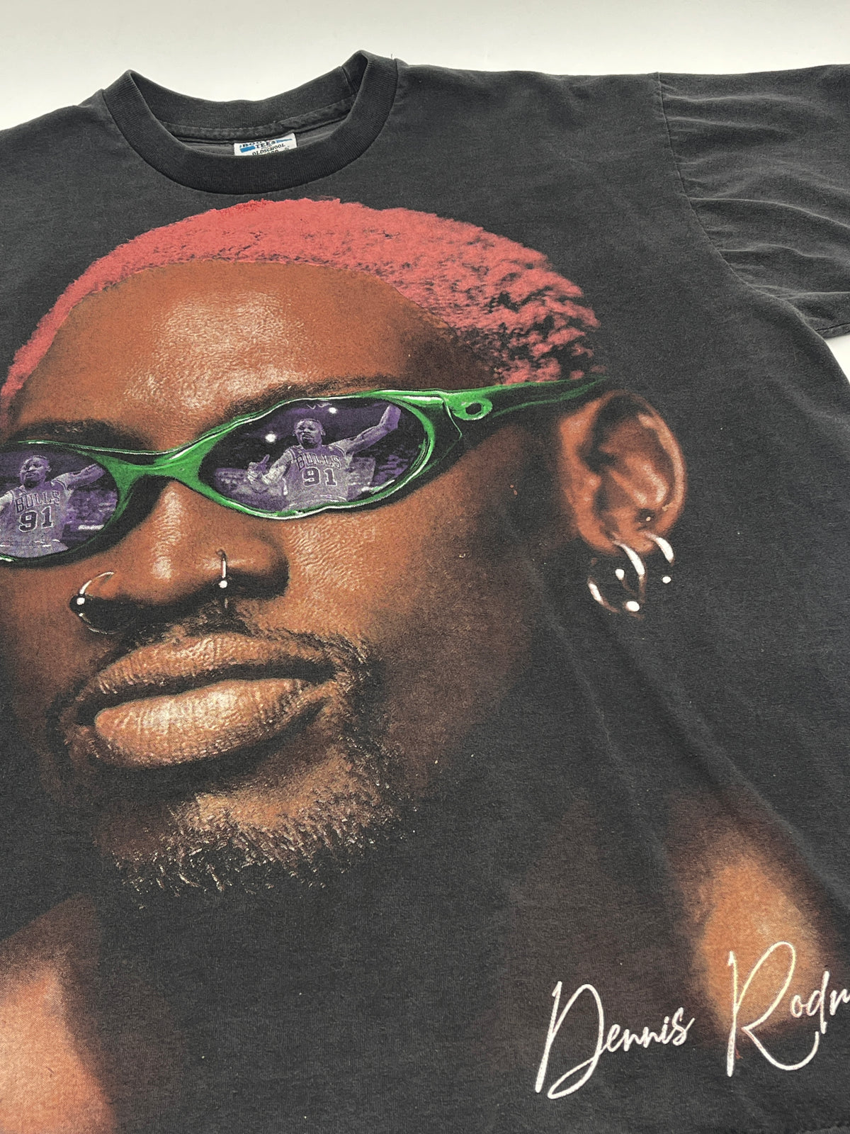 Dennis Rodman Full Front and Back Tee