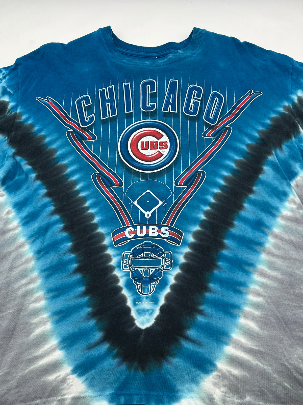 Liquid Blue Tye Dye Chicago Cubs Tee