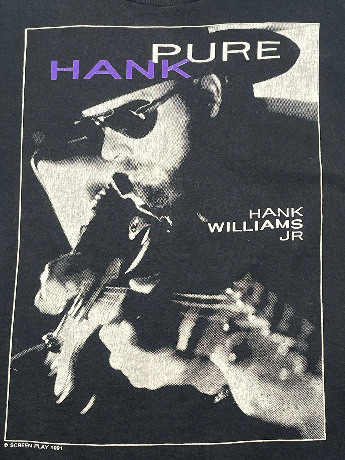 1991 Vintage Hank Williams Pure Hank Tee