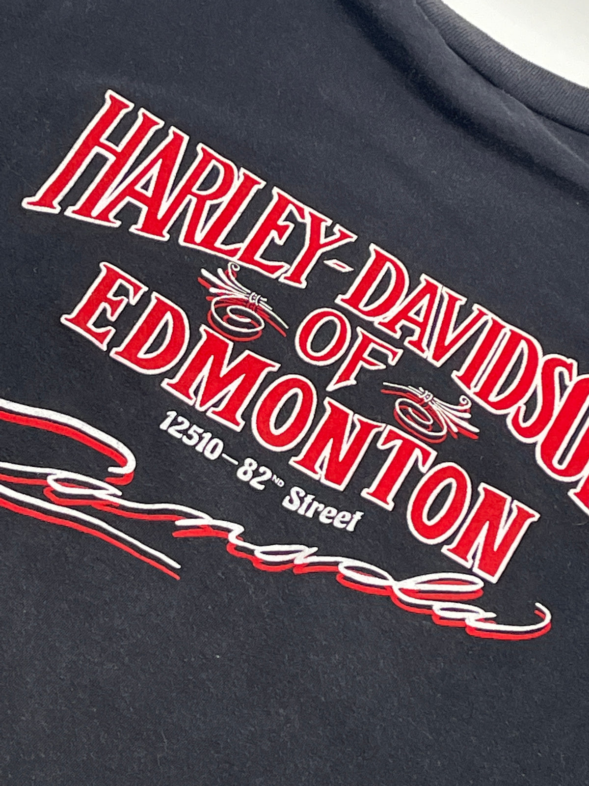 Vintage Harley Davidson I was in Edmonton Tee