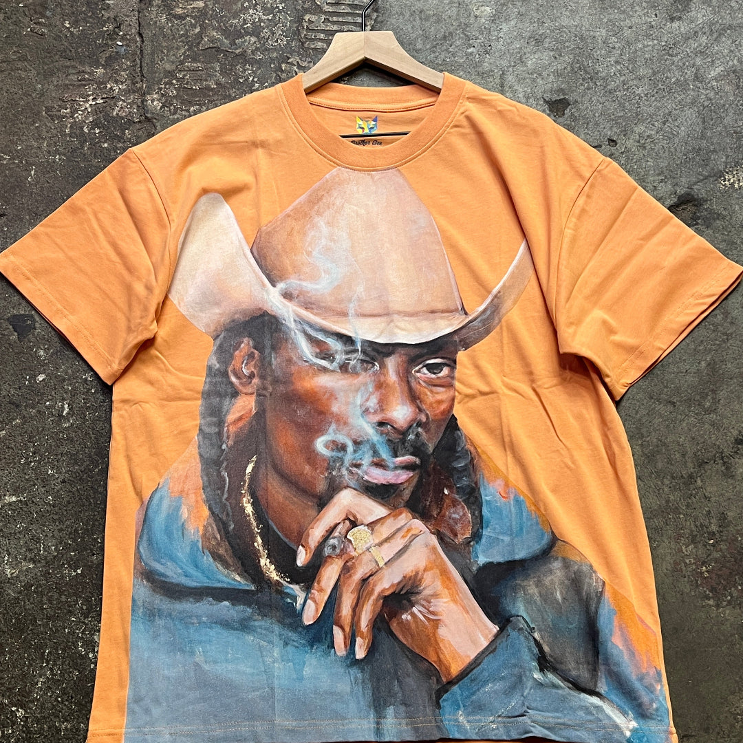 Brother Gee X Madeline Kiel Snoop Dogg Orange Tee
