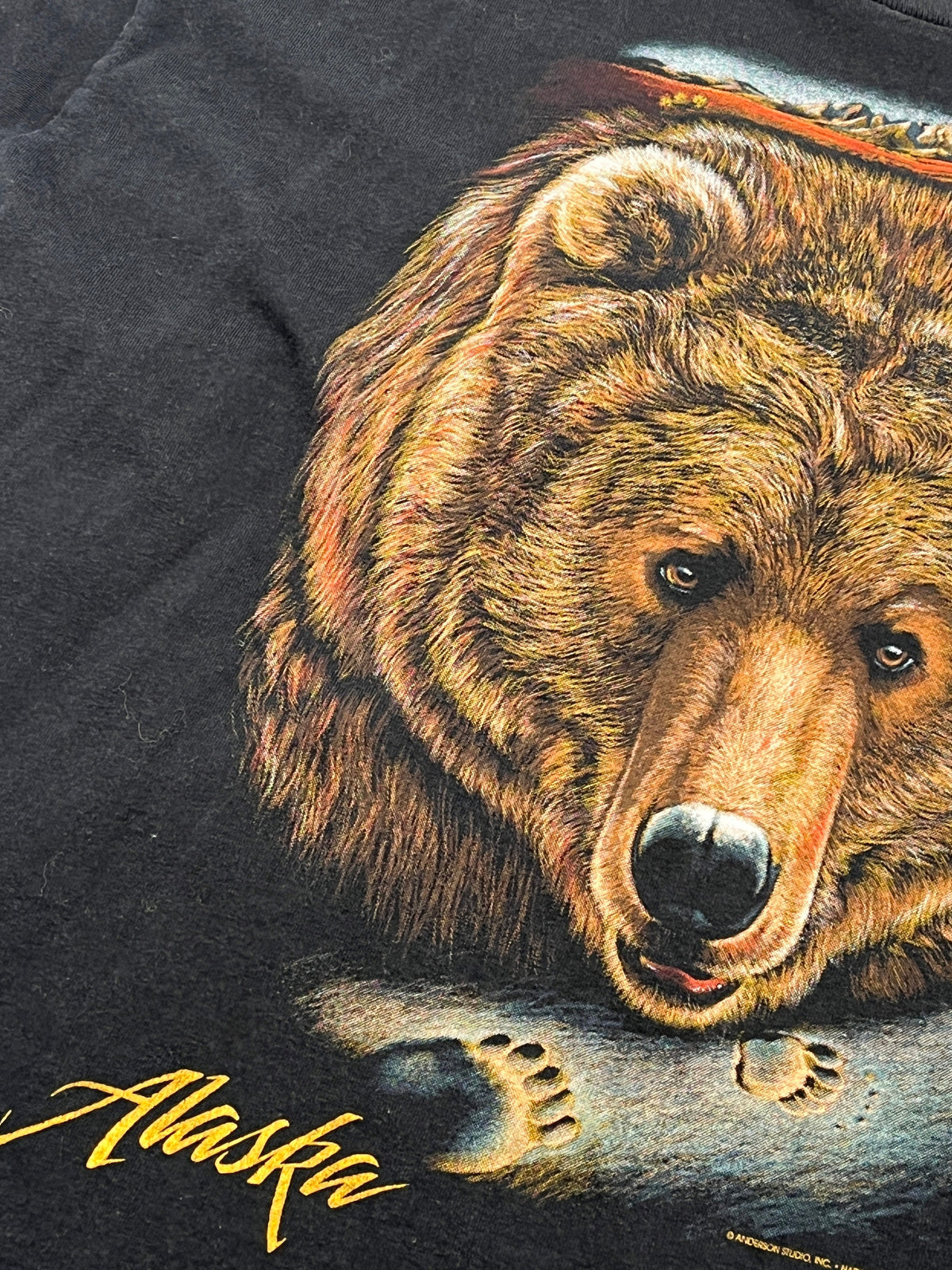 Vintage Grizzly Bear Alaska Tee