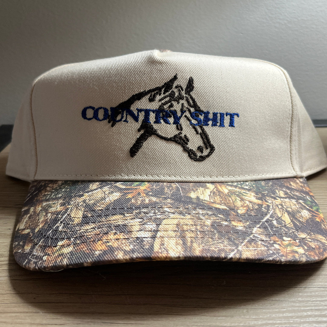 Brother Gee X Hannah Ladd "Country Shit" Blue Hat