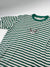 Green and White pinstriped Hugo Boss Tee