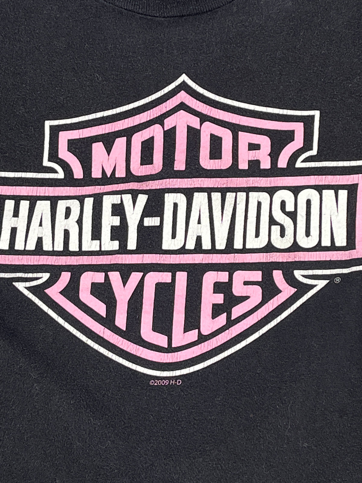 Pink Harley Davidson Vintage Tee