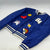 Blue Varsity Puffer Jacket